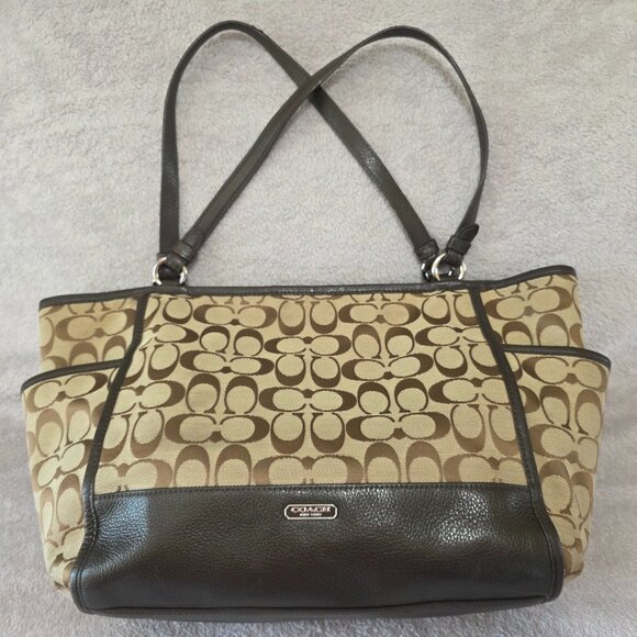 COACH PARK SIGNATURE TOTE #D1420-F28728 - Picture 1 of 9